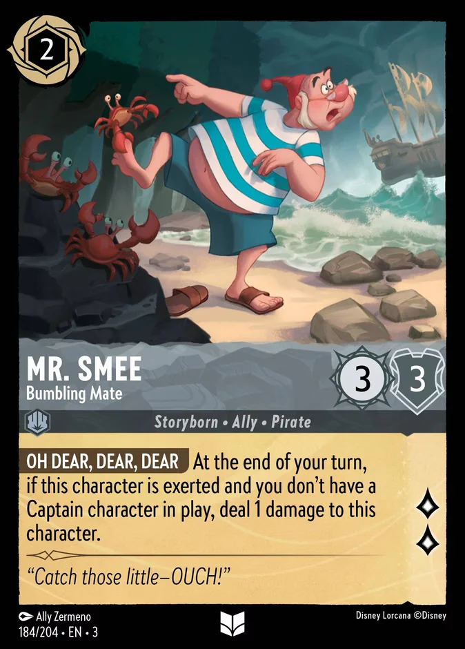 Mr. Smee - Bumbling Mate 「3-184」「EN」