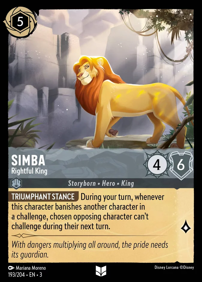 Simba - Rightful King 「3-193」「EN」