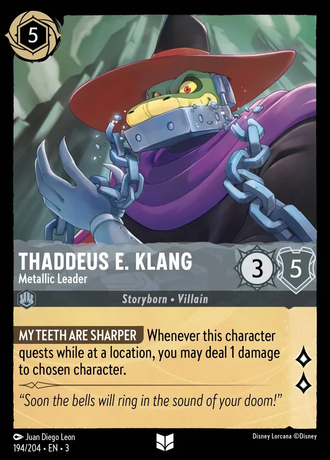 Thaddeus E. Klang - Metallic Leader 「3-194」「EN」