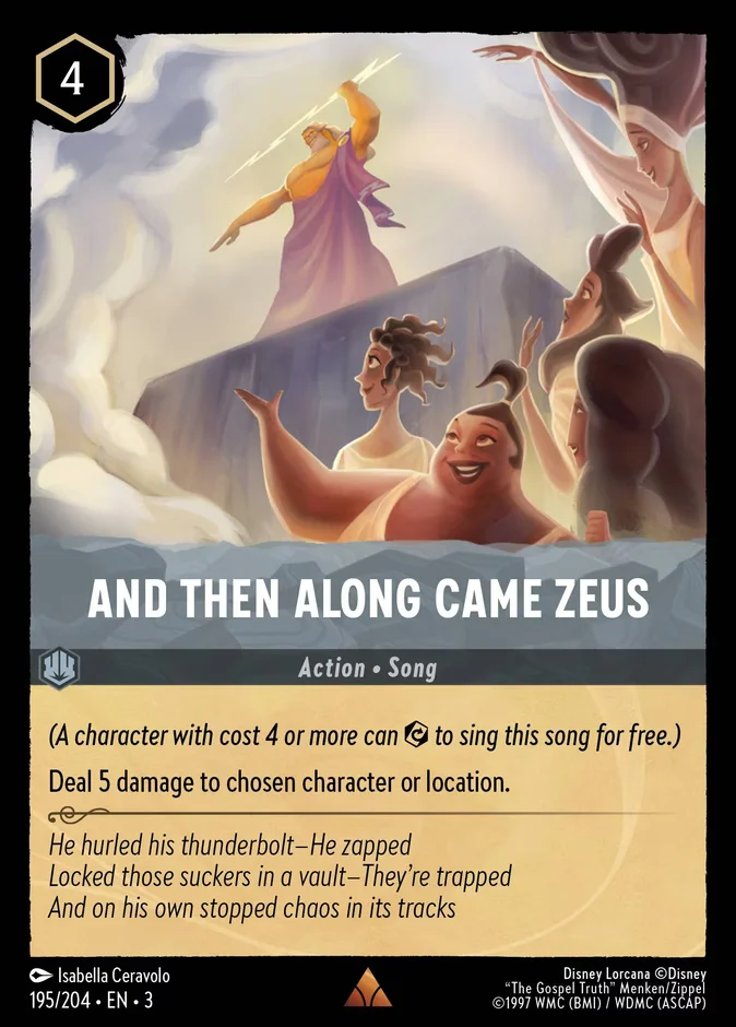 And Then Along Came Zeus 「3-195」「EN」
