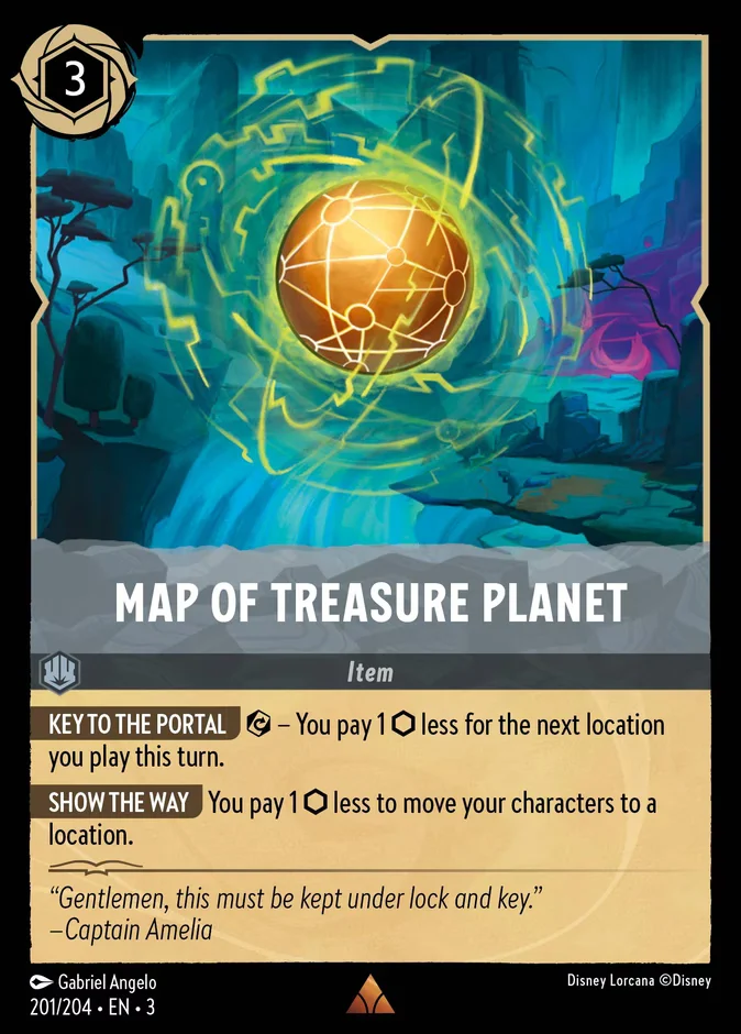 Map of Treasure Planet 「3-201」「EN」