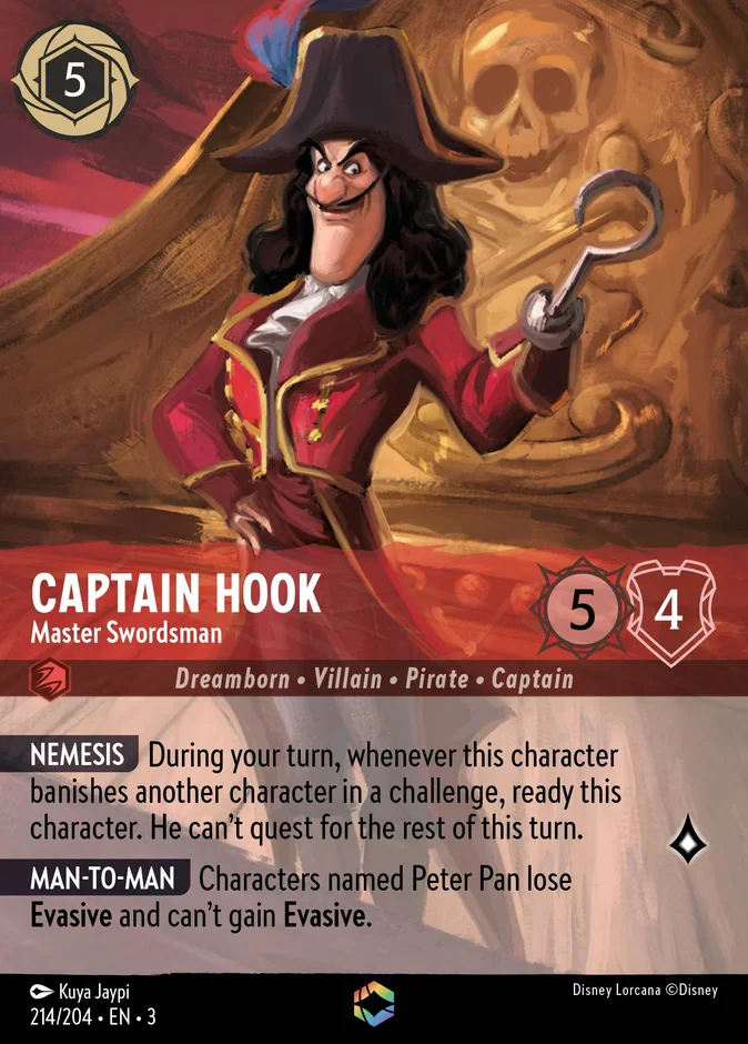 Captain Hook - Master Swordsman 「3-214」「EN」