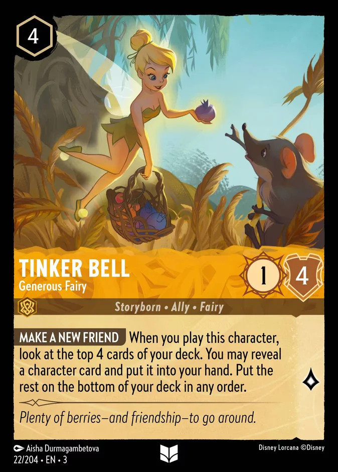 Tinker Bell - Generous Fairy 「3-22」「EN」