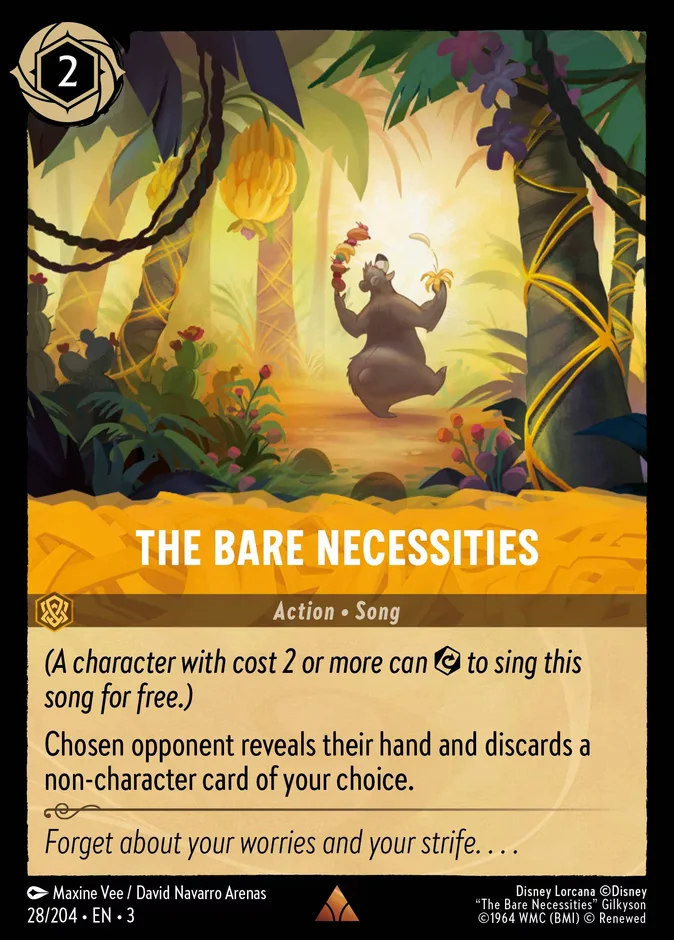 The Bare Necessities 「3-28」「EN」