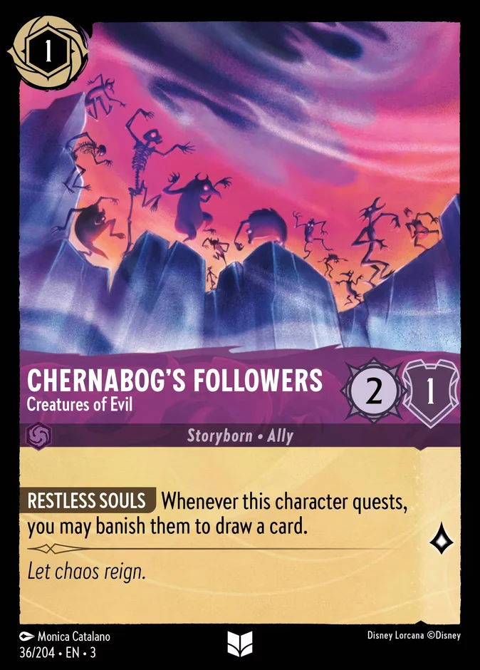 Chernabog's Followers - Creatures of Evil 「3-36」「EN」