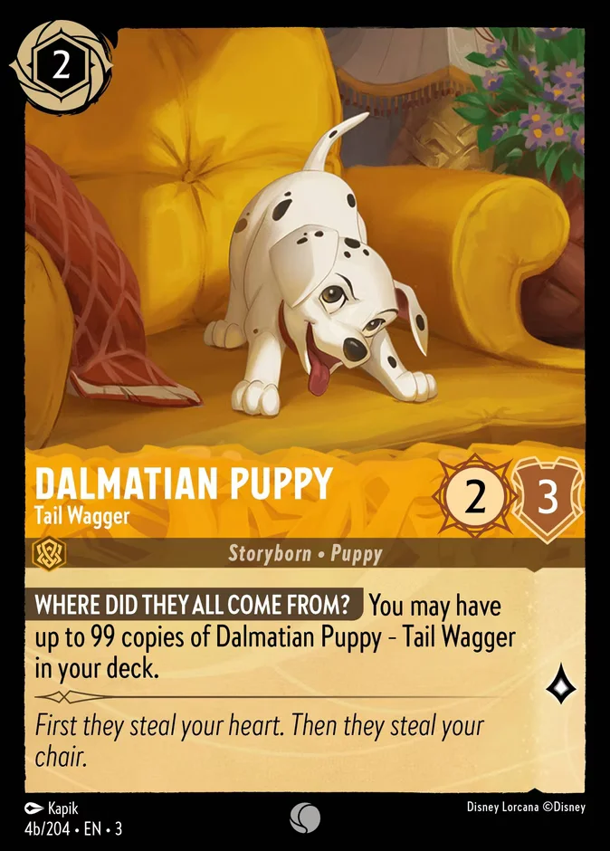 Dalmatian Puppy - Tail Wagger 「3-4b」「EN」