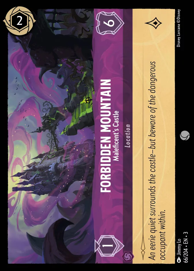 Forbidden Mountain - Maleficent's Castle 「3-66」「EN」