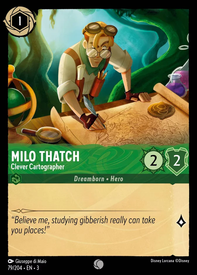 Milo Thatch - Clever Cartographer 「3-79」「EN」