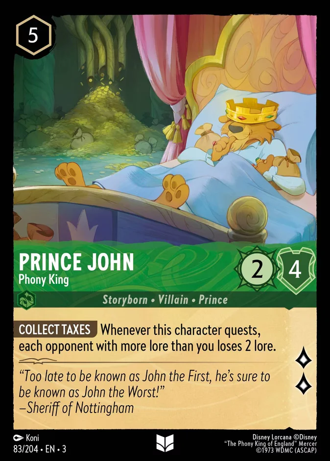 Prince John - Phony King 「3-83」「EN」