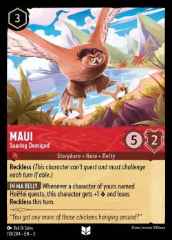 Maui - Soaring Demigod #113 · Disney Lorcana