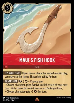Maui's Fish Hook #132 · Disney Lorcana