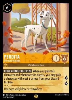 Perdita - Devoted Mother #15 · Disney Lorcana