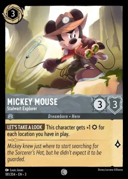 Mickey Mouse - Stalwart Explorer 「3-181」「EN」