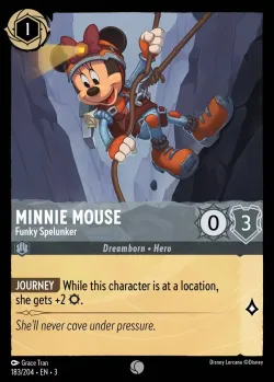 Minnie Mouse - Funky Spelunker 「3-183」「EN」