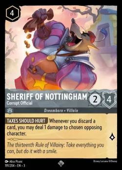 Sheriff of Nottingham - Corrupt Official 「3-191」「EN」