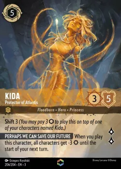Kida - Protector of Atlantis 「3-206」「EN」