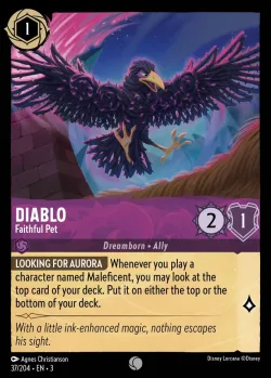 Diablo - Faithful Pet #37 · Disney Lorcana