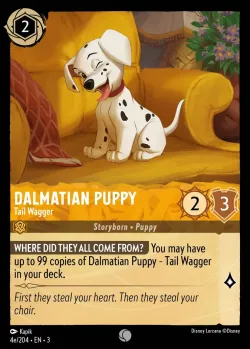 Dalmatian Puppy - Tail Wagger #4e · Disney Lorcana