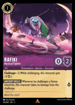Rafiki - Mystical Fighter #54 · Disney Lorcana