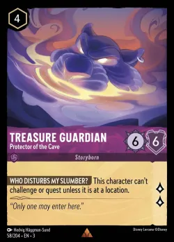 Treasure Guardian - Protector of the Cave #58 · Disney Lorcana