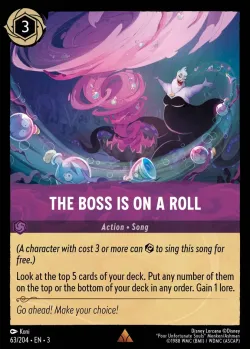The Boss is on a Roll #63 · Disney Lorcana