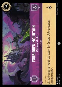 Forbidden Mountain - Maleficent's Castle #66 · Disney Lorcana