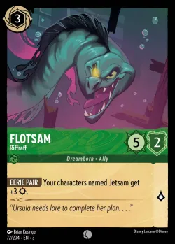Flotsam - Riffraff #72 · Disney Lorcana