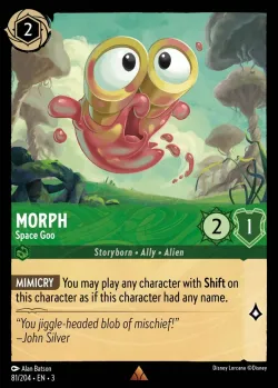 Morph - Space Goo #81 · Disney Lorcana