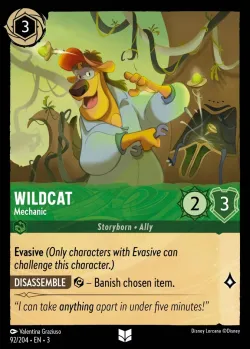 Wildcat - Mechanic #92 · Disney Lorcana