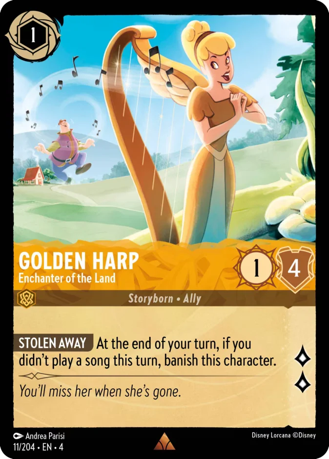 Golden Harp - Enchanter of the Land 「4-11」「EN」