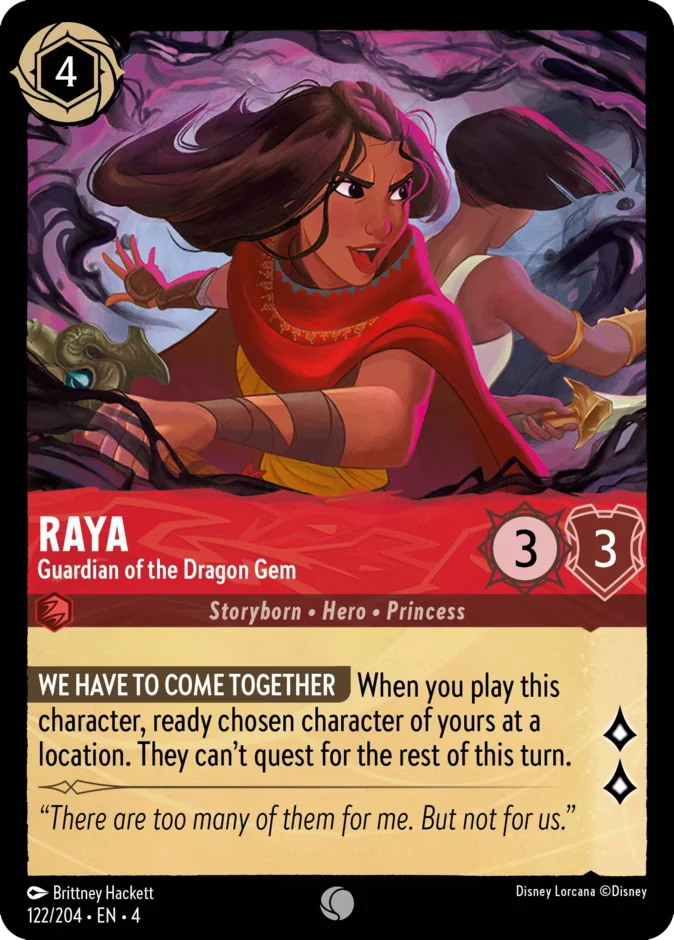 Raya - Guardian of the Dragon Gem 「4-122」「EN」