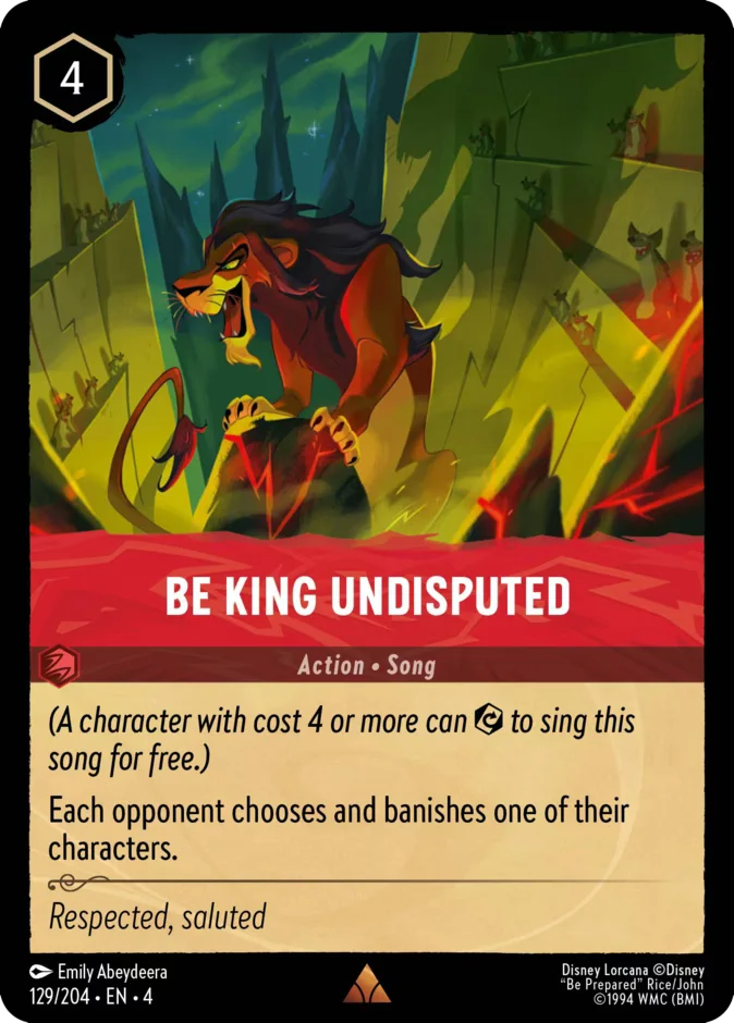 Be King Undisputed 「4-129」「EN」