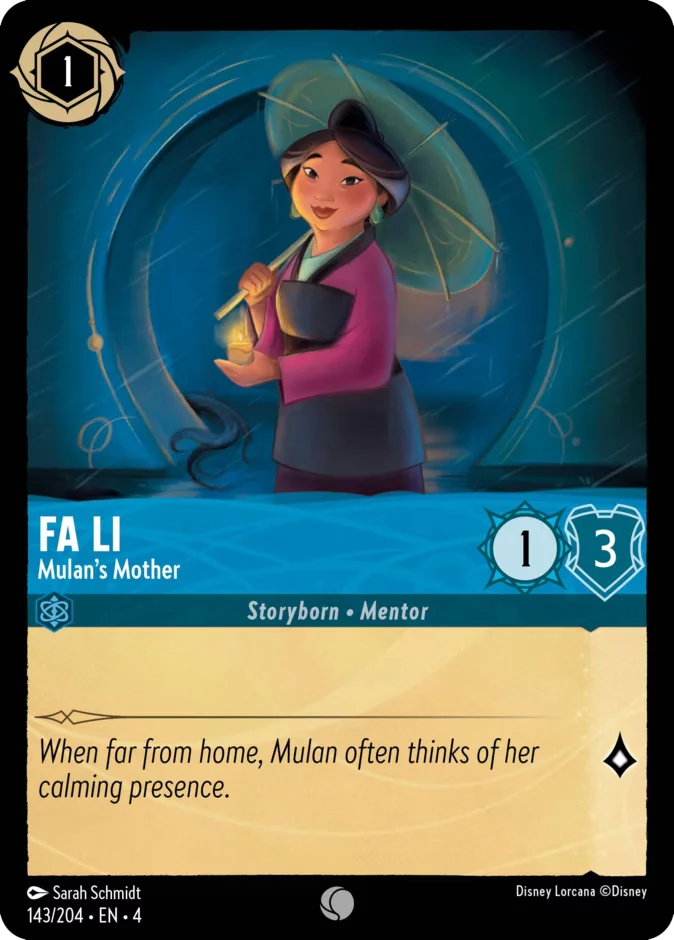 Fa Li - Mulan’s Mother 「4-143」「EN」