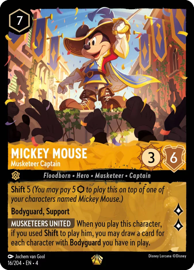 Mickey Mouse - Musketeer Captain 「4-16」「EN」