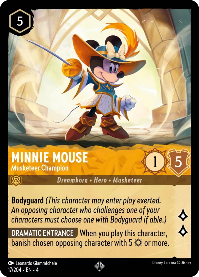 Minnie Mouse - Musketeer Champion 「4-17」「EN」