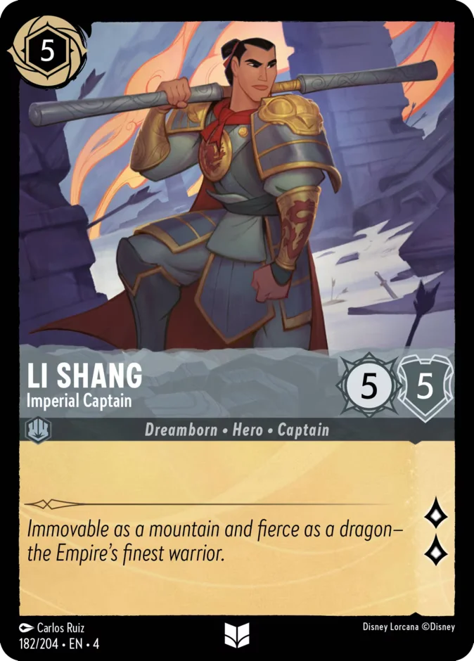 Li Shang - Imperial Captain 「4-182」「EN」