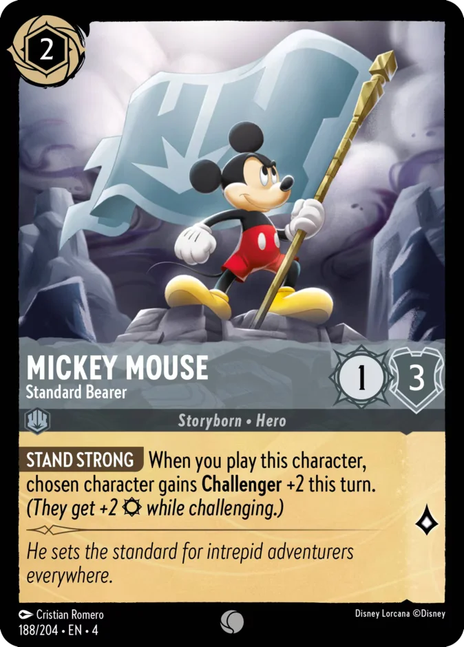 Mickey Mouse - Standard Bearer 「4-188」「EN」