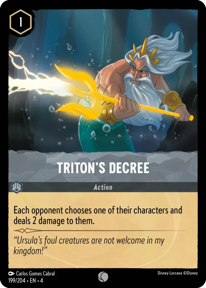 Triton's Decree 「4-199」「EN」