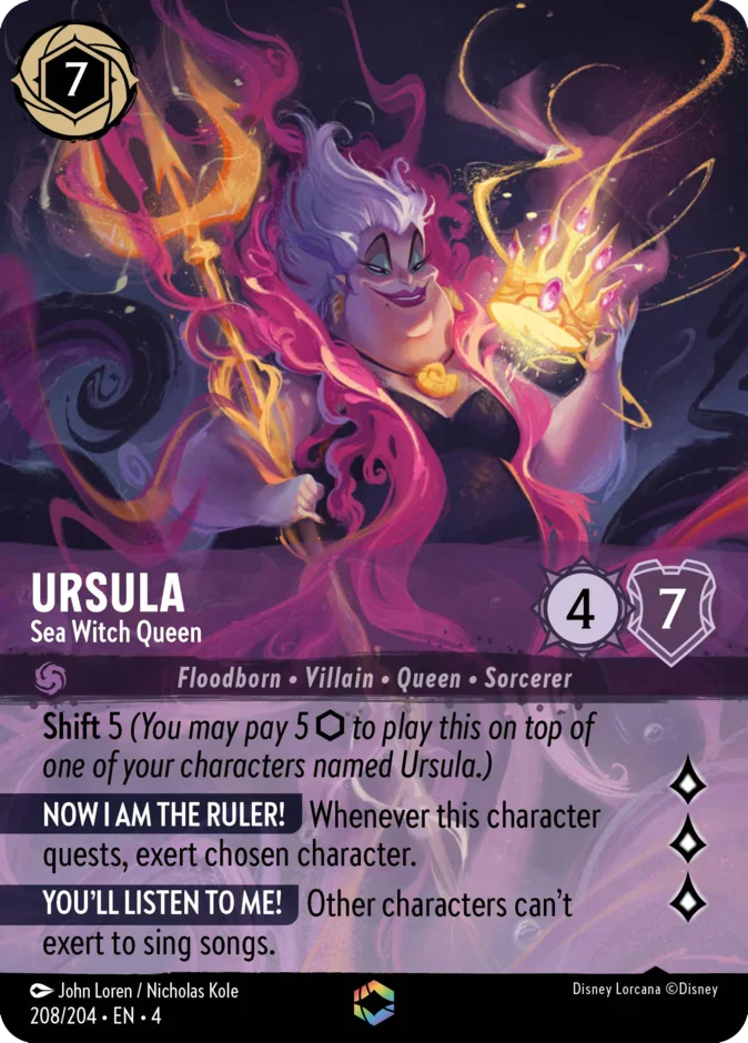 Ursula - Sea Witch Queen 「4-208」「EN」