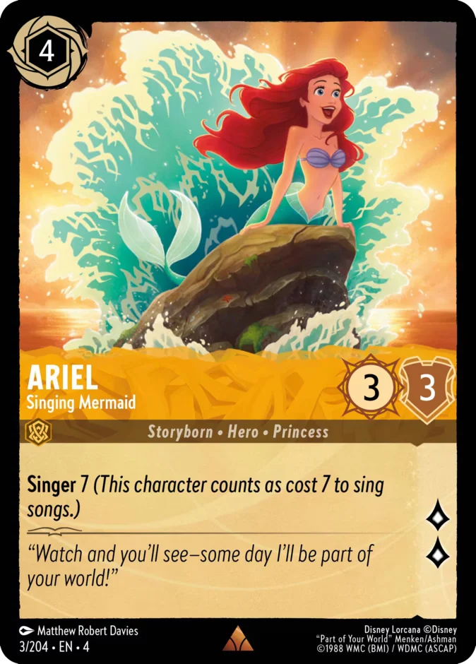 Ariel - Singing Mermaid 「4-3」「EN」