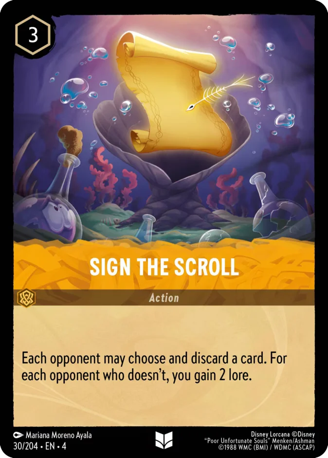 Sign the Scroll 「4-30」「EN」