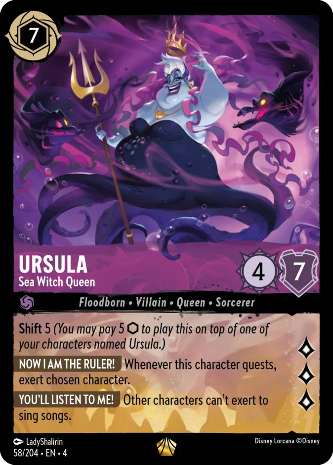Ursula - Sea Witch Queen 「4-58」「EN」