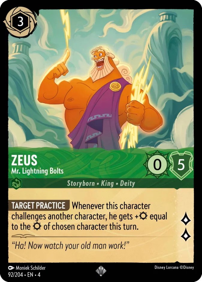 Zeus - Mr. Lightning Bolts 「4-92」「EN」
