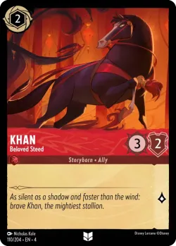 Khan - Beloved Steed #110 · Disney Lorcana