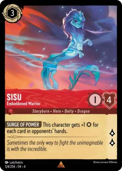 Sisu - Emboldened Warrior #124 · Disney Lorcana