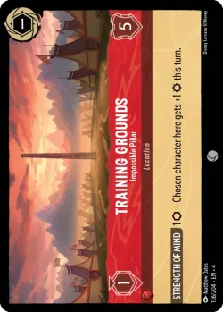 Training Grounds - Impossible Pillar #136 · Disney Lorcana