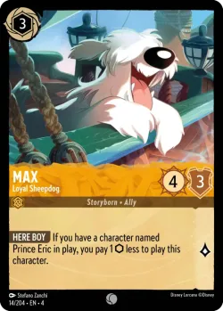 Max - Loyal Sheepdog #14 · Disney Lorcana