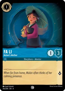 Fa Li - Mulan’s Mother #143 · Disney Lorcana