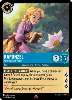 Rapunzel - Appreciative Artist #153 · Disney Lorcana