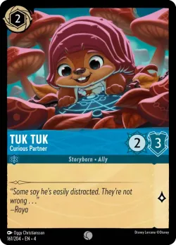 Tuk Tuk - Curious Partner #161 · Disney Lorcana